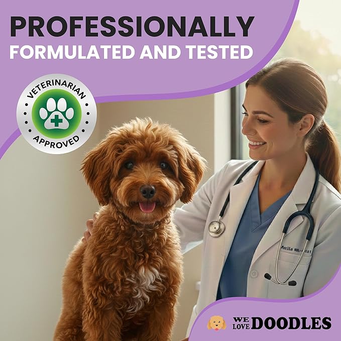 We Love Doodles Dog Wipes - Deodorizing & Cleaning Pet Wipes, for Coat, Face, Paws, Butt, & Body, Dog Essentials & Grooming Supplies, Made in USA, Lavender (400 Wipes)