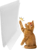 24 Pack Scat Mat for Cats - 13 x 16 Inch Cat Deterrent Mat to Keep Cats Out of Yard Permanently, Dog and Cat Spikes Mat with 0.5 Inch Sturdy Design Spike for Cat Pee Deterrent