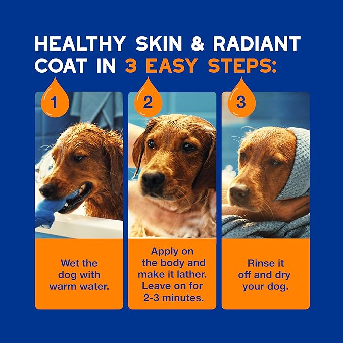 DOUXO® Skin & Coat SPA - Ultra-Safe 2 in 1 Conditioning Dog Shampoo, 16 fl oz, Cleans and Deeply Hydrates The Skin, Leaves The Coat Soft, Silky and Detangled