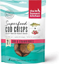 The Honest Kitchen Human Grade Dog Treats Superfood Cod Crisps: Cod & Strawberry, 3 oz
