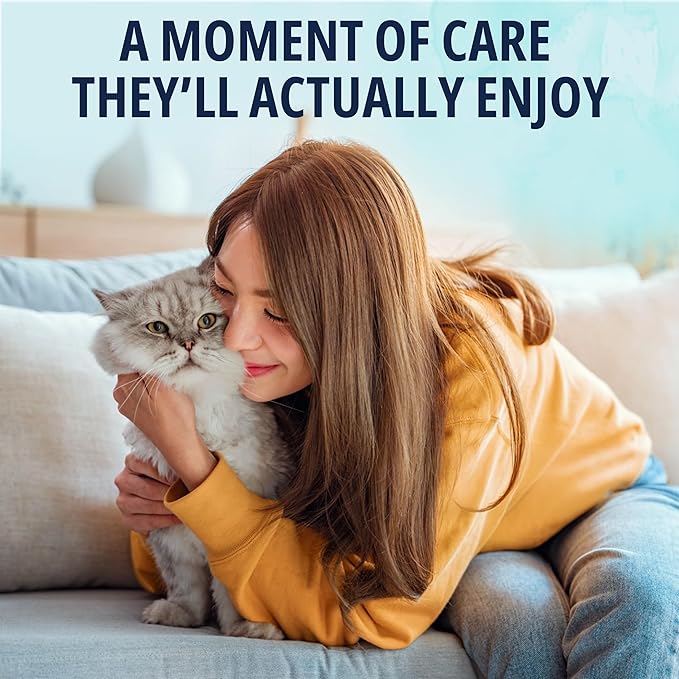 NOVEHA 150PCs Cat Ear Wipes - Pet Ear Cleaner - Safe & Soft Ear Cleaner for Cats - Easy & Gently Remove Wax, Dirt & Odor - Soothing, Non-Irritating, Unscented Grooming Care