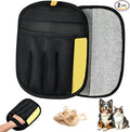 2-Pack Pet Hair Removal Glove for Dogs & Cats, Upgrated Five-Finger Electrostatic Pet Hair Gloves, Reusable Pet Hair Remover Tool for Clothing, Couch, Carpet, Car Seat