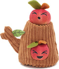 Barkbox Dog Toys – Them Apples 3 in 1 Multi Part Interactive Puzzle Dog Toy with Stimulating Crinkle and Squeakers – Small
