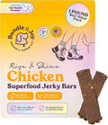 Bundle x Joy Rise & Shine Chicken Jerky Dog Treats - 16 Oz Bag, Natural Superfood - Corn, Poultry, Soy & Grain Free Dog Treats Made in USA Only