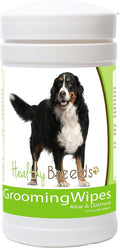 Healthy Breeds Bernese Mountain Dog Grooming Wipes 70 Count,White
