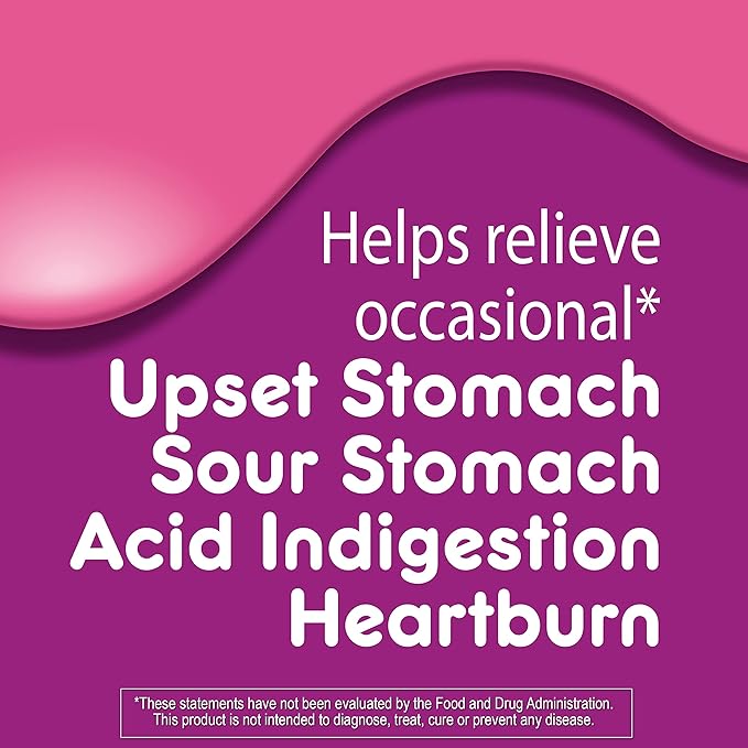 Pepto Kids Gummies, Helps Relieve Occasional Upset Stomach, Acid Indigestion, Sour Stomach and Heartburn, 72 Total (3 Packs of 24)