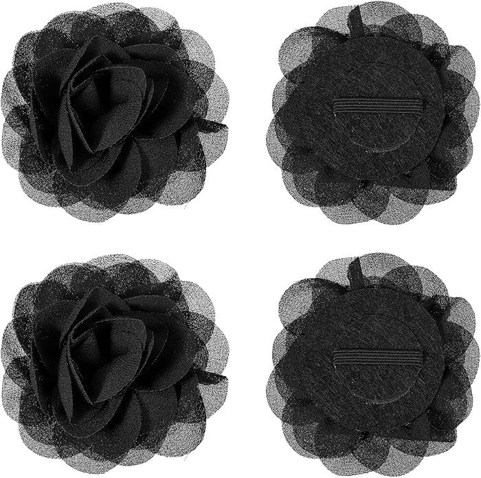 Dog Collar Flowers, Pet Flower Charms Soft Chiffon Cat Collar Bow Tie Floral Grooming Supplies, Intended for Dog