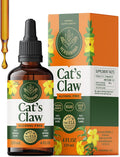 HERBAMAMA Cat's Claw Tincture - Vegan Immune Support with Cat's Claw Extract Supplement - Non-GMO, Alcohol & Sugar-Free Uncaria Tomentosa Extract Drops - 84-Day Supply