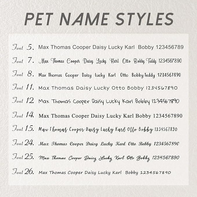 Anavia Floral Pet ID Tag, Birth Month Flowers Theme Dog Round Bone Shape Cat Name, Glossy Stainless Steel Gold Plated Collar Tag (Round - Flower Field - Silver, Small)