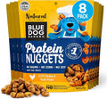 Blue Dog Bakery Protein Nuggets Snack | Small, Soft & Chewy Chicken & Apple Flavor | Natural Healthy Dog Treats, 6 oz (Pack of 8)