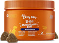 Zesty Paws Dog Multivitamin, Chewable Dog Vitamins and Supplements for Hip & Joints, Skin & Coat, Omega 3 Fish Oil for Dogs- Senior & Puppy Multivitamin- Peanut Butter- 50ct