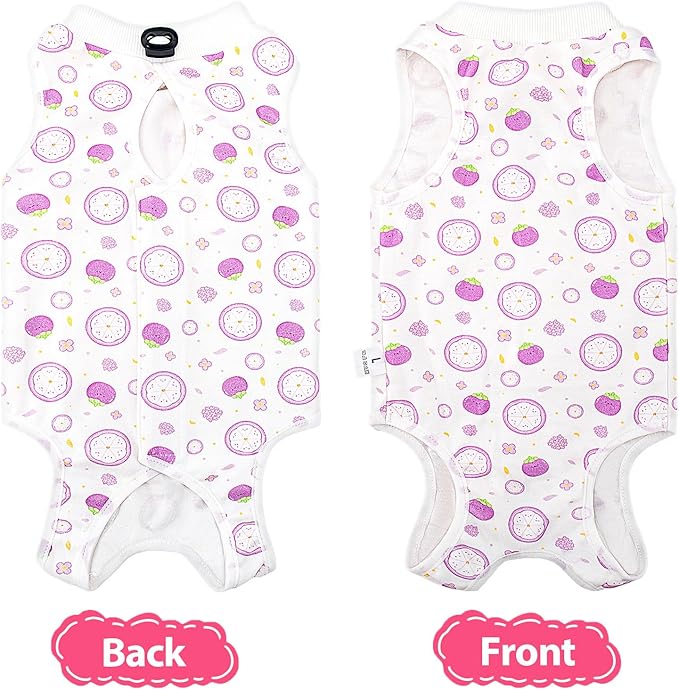 Coppthinktu 2 PCS Cat Recovery Suit for Spay Abdominal Wounds Cat Onesie for Cats After Surgery Recovery Suit Female Breathable E-Collar Alternative Kitten Onesie Anti Licking Small