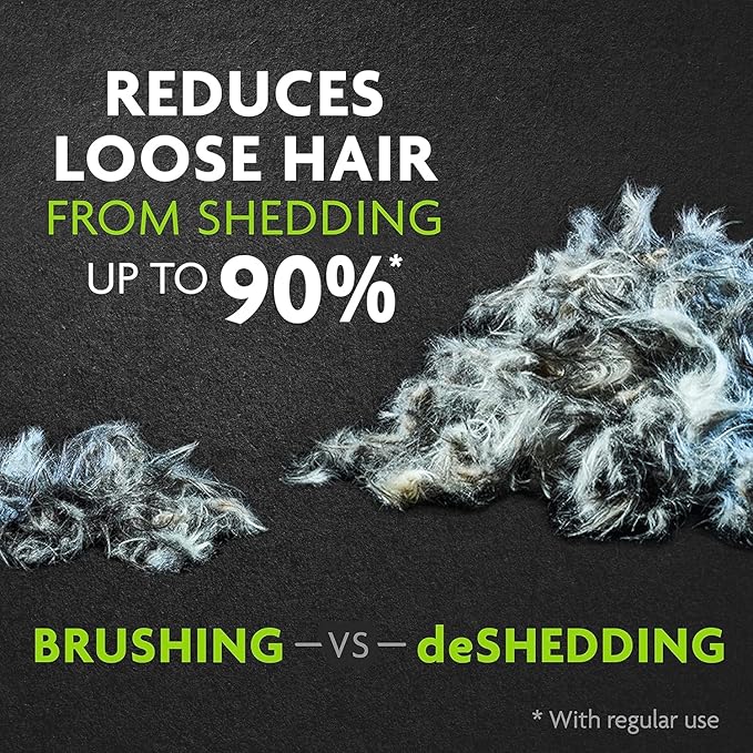 Small Dog Undercoat deShedding Tool, Short Hair, Reduces Loose Hair from Shedding