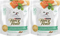 Fancy Feast Purina Dry Cat Food with Ocean Fish and Salmon - 16 oz. Bags,(Pack of 8)