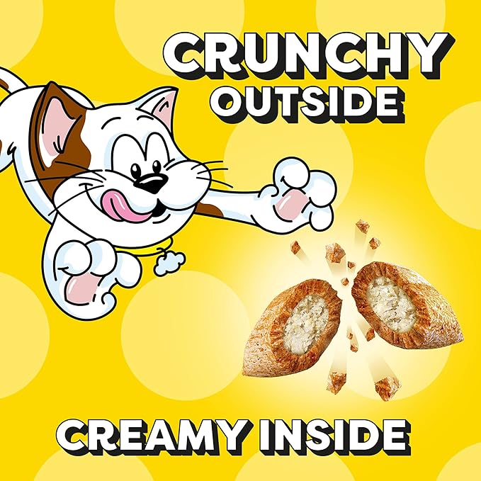 Temptations Birthday Cat Treats, Crunchy and Soft Cat Treats, Lobster & Beef Flavor, 6.3 oz. Pouch (Pack of 10)
