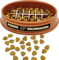 NCAA Super-Bowl - Purdue Boilermakers Slow Feeder Dog Bowl. Football Design Slow Feeding Cat Bowl for Healthy Digestion. Non-Slip Pet Bowl for Large & Small Dogs & Cats