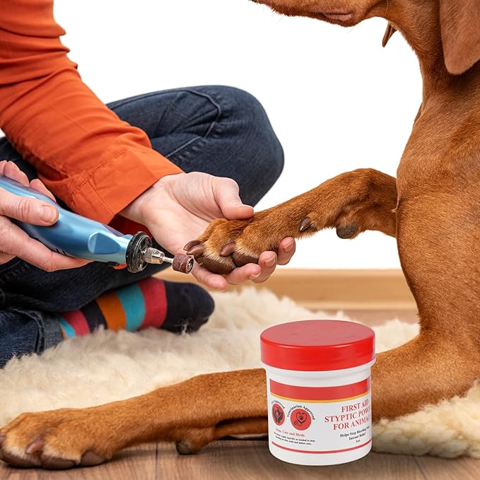 G.B.S Styptic Powder for Animals – Fast-Acting Blood Stop for Dogs, Cats, Birds & Small Pets – First Aid Powder for Nail Bleeding, Minor Cuts & Grooming – 1 oz, Pack of 3-5oz, Pack of 1