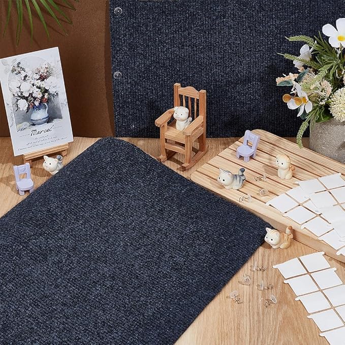 OLYCRAFT Black Cat Scratch Couch Furniture Protector 15.7x39.4 Inch Cat Scratch Pad Deterrent Couch Protector from Cats Claws DIY Climbing Cats Scratcher Couchs Protectors for Sofa Post Towers Replace