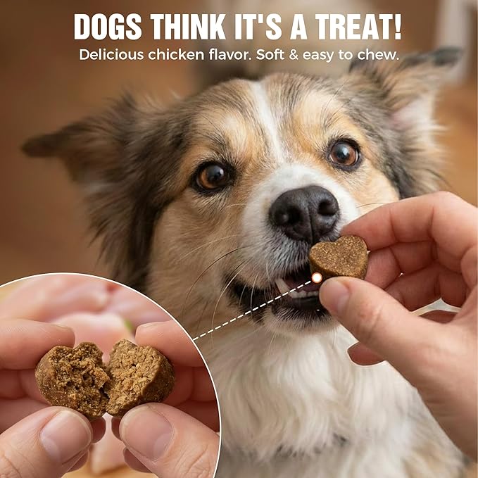 8-in-1 Dog Multivitamin & Joint Support - Glucosamine, Chondroitin, Probiotics & Omega-3 - Comprehensive Support for Gut, Skin, Coat & Immune Health - All Ages & Breeds