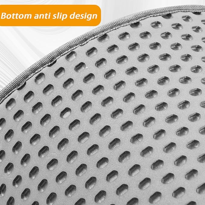 Large Cat Litter Mat, 46x28 Inches Extra Large Double Layer Honeycomb Cat Litter Trapping Mat, Non Slip Waterproof Urine Proof Mat, Scratch Resistant Durable Litter Rug
