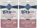 Blue Buffalo Blue Bits Plus Skin & Coat and Immune Support Dog Treats, Salmon, 9.5-oz. Bag (Pack of 2)
