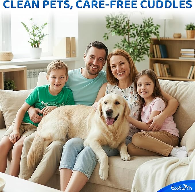 Premium Pet Cleaning Gloves for Dogs & Cats - 2 Bags 20 Pcs each - Disposable Glove Wipes for Bathing, Deodorizing & Grooming - Dog Bath Mitts for Paws, Fur, Face & Butt - Hypoallergenic + Lick Safe