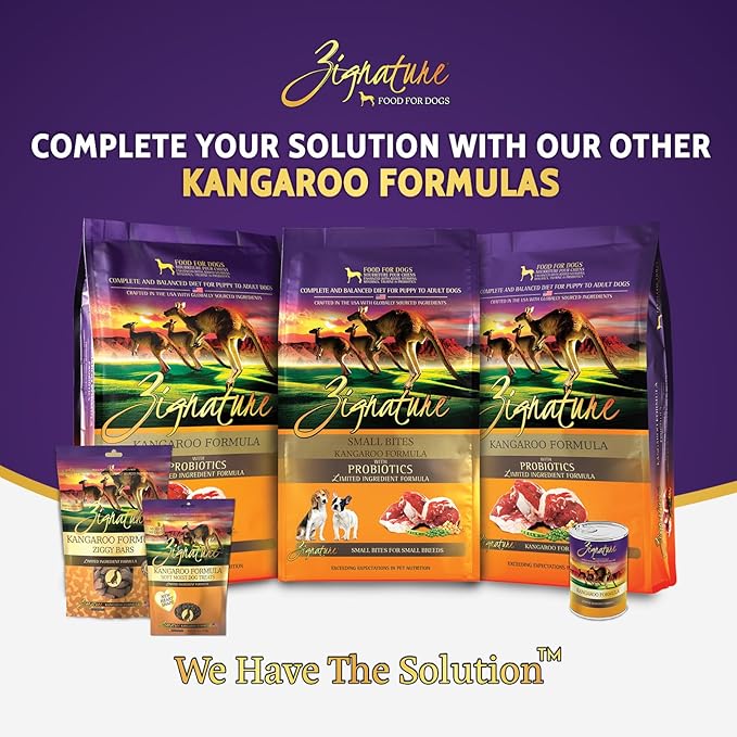 Zignature Kangaroo Soft Moist Treats for Dogs