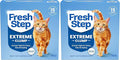 Fresh Step Extreme Clumping Litter with Febreze Freshness, Mountain Spring Scent Clumping Cat Litter with Guaranteed Odor Control, 14 lb. Box (Pack of 2)