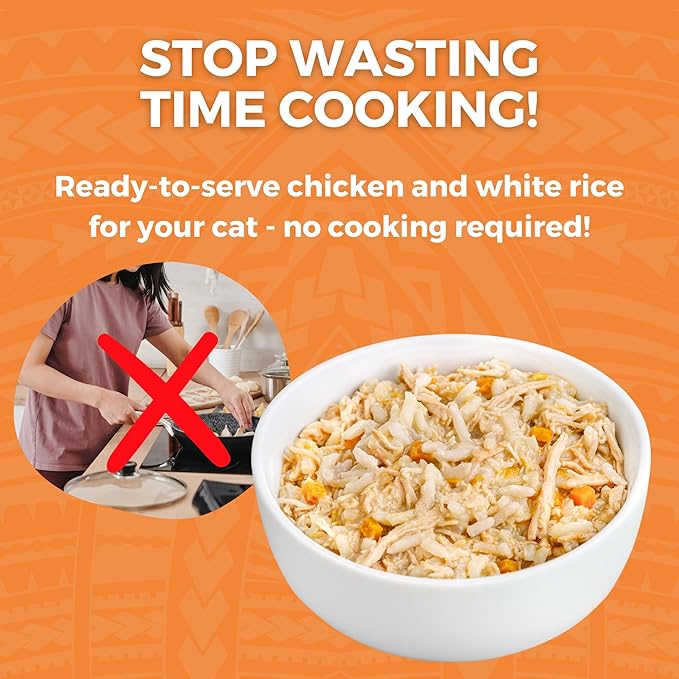KOHA Limited Ingredient Bland Diet for Cats, Chicken and White Rice Sensitive Stomach Wet Cat Food, Sold in Over 5,000 Vet Clinics & Pet Stores, Gentle Easy to Digest Bland Diet Cat Food, 2.8oz 24Pack