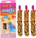 A&E Cage Co ZVP-2109 Parakeet Treat Sticks – 3-in-1 Mix Pack Bird Snack Sticks – Millet, Wheat & Seed Treats for Parakeets, Budgies & Small Birds