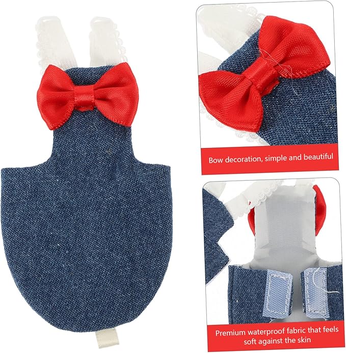 BESPORTBLE Adjustable Small Bird Diaper Flight Suit for Parakeets Cockatiels Pigeons Lightweight Breathable Cotton Cloth Bird Diaper Harness Outfit for Pet Reusable Comfortable