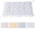 Reversible Silent Cat Bed Self Warming Pet Pad Thin Style Mat Washable Cushion Pad, Pad for Window Perch Outdoor Cat Houses, for Cats, Small Dogs, Rabbits, Non Electric,(Blue Puppy,L)