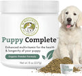 Wholistic Pet Organics Puppy Complete - Dog Multivitamin Powder - Daily Dog Vitamins and Supplements for Homemade Food - Immune System, Skin, Coat & Overall Health - All Breeds of Puppies - 22 Scoops