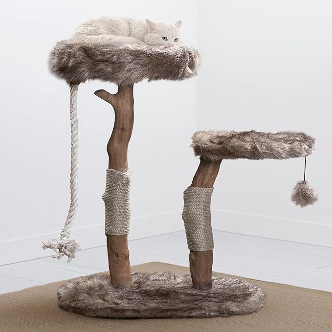 Mau Lifestyle Brown Rizzo Cat Tree, 32" H, 27 LBS
