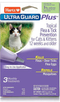 Hartz UltraGuard Plus Drops for Cats, Over 5-Pound