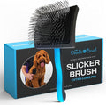 Slicker Brush for Dogs Detangler, Poodle Pin Dematting Dog Hair Brushes, Extra Long Pin Slicker for Goldendoodle, Cockapoo, Cavapoo, Tangle-Free Grooming Shiny Coat Pet Brushes