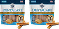 AMERICAN KENNEL CLUB Dentacare Yogurt and Peanut Butter Dental Dog Treats, Naturally Flavored, Good for Dog Dental Health, 20 Count (Pack of 2)