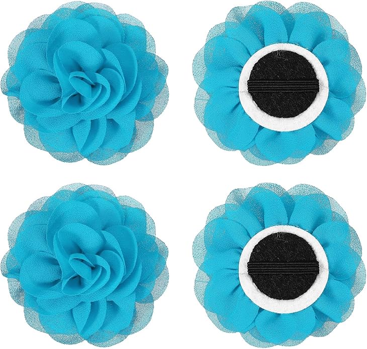 Dog Collar Flowers, Pet Flower Charms Soft Chiffon Cat Collar Bow Tie Floral Grooming Supplies, Intended for Dog