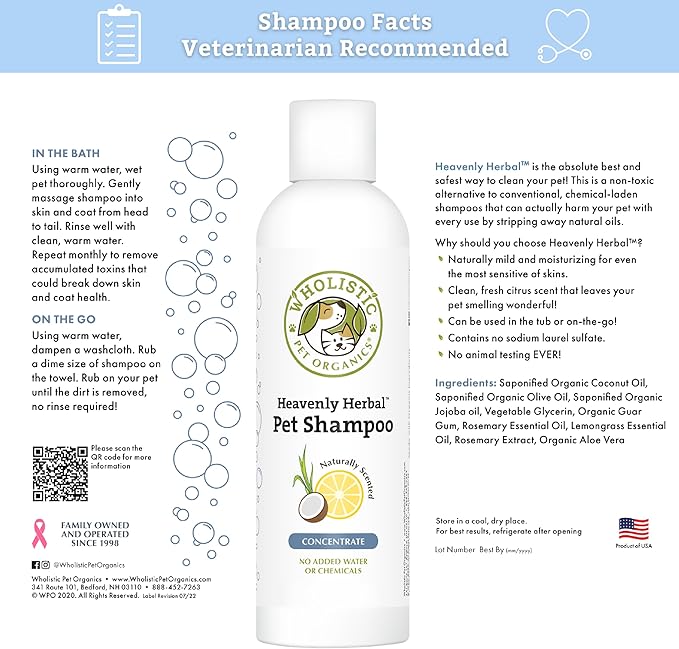 Heavenly Herbal™ Pet Shampoo