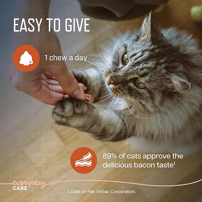 Virbac URSOLYX™ Soft Chews for Cats | Muscle Health Support for Senior, Active or Recovering Cats | 60 Count 2- Month Supply