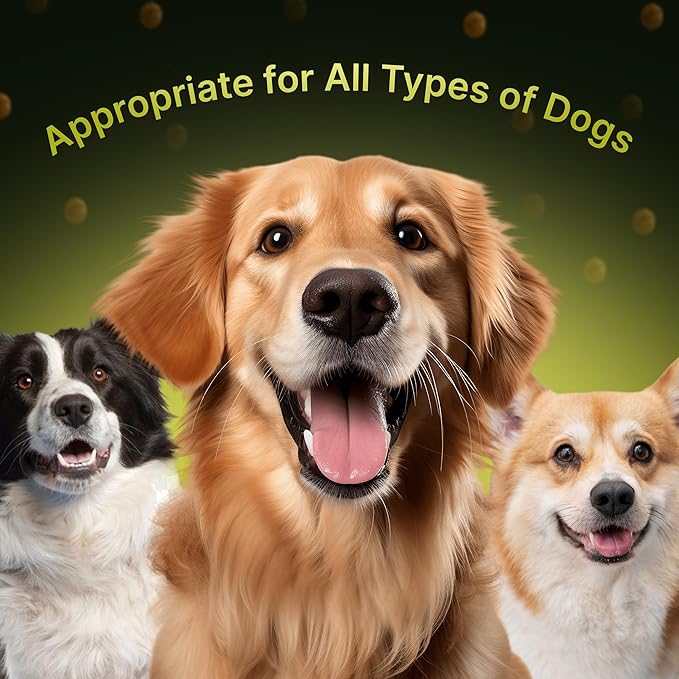23-in-1 Multivitamin for Dogs – Soft Chews with Glucosamine, Chondroitin, MSM, Probiotics, Cranberry, Biotin, Zinc, Salmon Oil, Vitamins B, C, E – Hip & Joint, Skin, Digestive & Immune Support