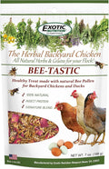Exotic Nutrition Bee-Tastic - Healthy All-Natural Chicken Treat - Dried Insects, Flowers, Herbs Wheat Berries & Bee Pollen - Promotes Healthy Chickens & Eggs (7 oz)