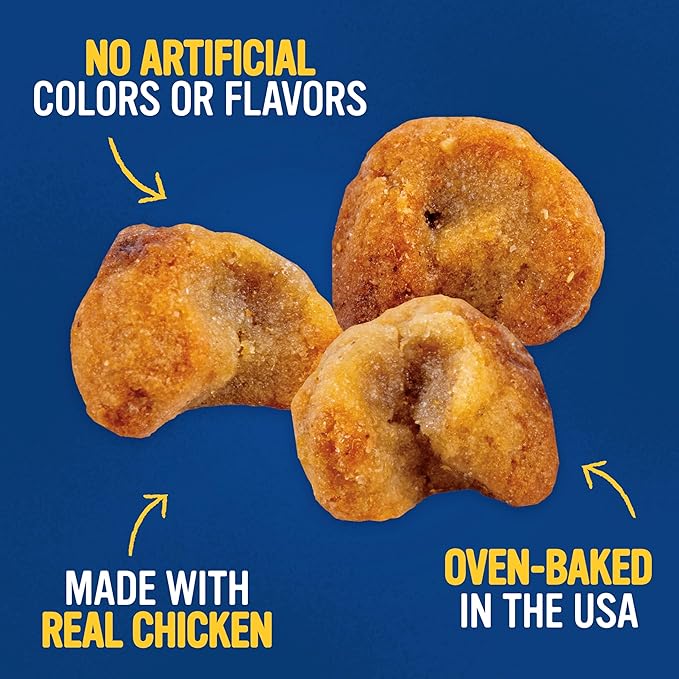 Blue Dog Bakery Protein Jerky Nuggets, Made w/Real Chicken & Apples, USA Chicken #1 Ingredient, Healthy Dog Treats, All Natural, 6 oz (Pack of 1)