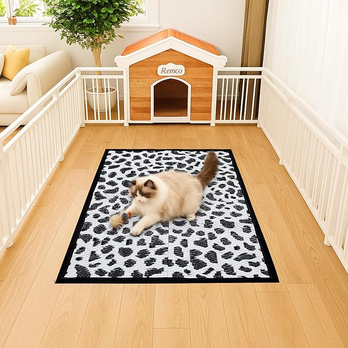 3x2 Feet Cat Bed Mats, Stain-Resistant, Washable and Easy to Clean, Reversible for Double-Sided Use, Convenient Design, Suitable for Both Outdoor and Indoor
