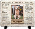 Personalized Pet Memorial Stone, Custom Dog Memorial Gifts for Loss of Dog with Photo Name Date, Dog Remembrance Gift, Loss of Dog Sympathy Gift for Dog Cat Lovers (Quote 02)