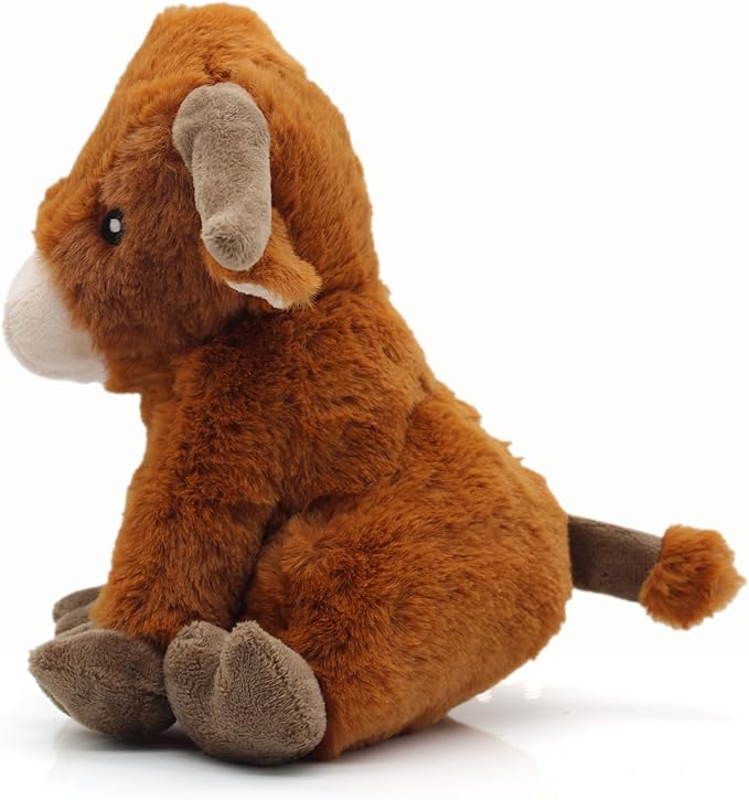 Highland Cow Dog Toy, Squeaky Dog Toys Stuffed Plush Puppy Toy, Interactive Gifts for Small Large Dogs