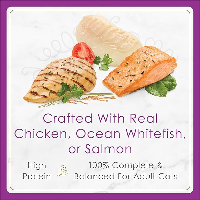 Purina Fancy Feast Gourmet Wet Cat Food Variety Pack, Petites Gravy Collection, break-apart tubs, 24 servings - (Pack of 12) 2.8 oz. Tubs