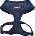 Puppia Soft Dog Harness, Navy, Large (PDCF-AC30-NY-L)