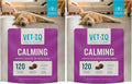 VetIQ Calming Support Supplement, Calming Chews for Dogs Help Manage Stress and Promote Relaxation, Anxiety Relief for Dogs, Made in The USA, 120 Count (Pack of 2)
