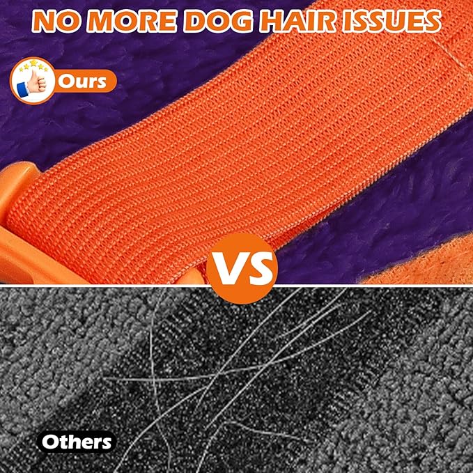 EXPAWLORER Soft Dog Bathrobe with Hood, Super Absorbent & Quick-Drying Dog Towels, Cozy Drying Coat for After Bath,Swimming, Purple L